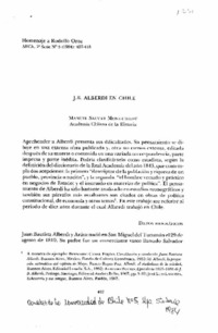 J. B. Alberdi en Chile