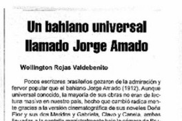 Un bahiano universal llamado Jorge Amado