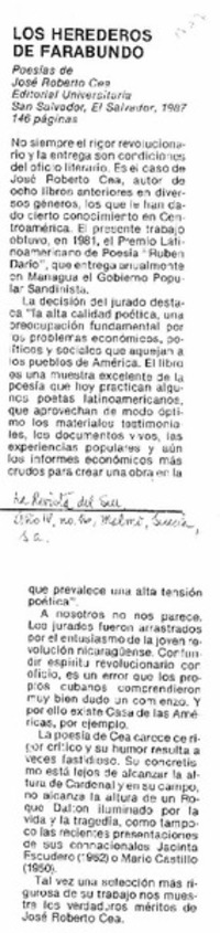 Los Herederos de Farabundo.