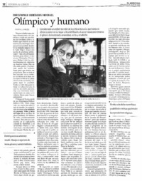 Olímpico y humano