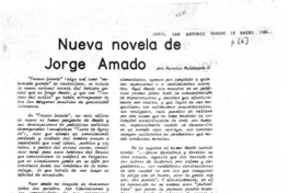 Nueva novela de Jorge Amado