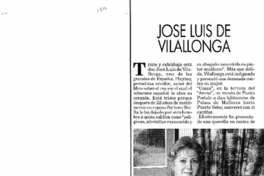 José Luis de Vilallonga