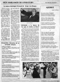 La Nueva antología personal de Jorge Luis Borges