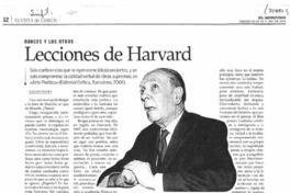 Lecciones de Harvard
