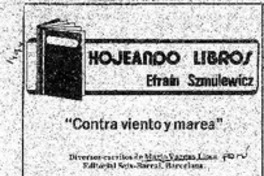 "Contra viento y marea"