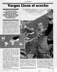 Vargas Llosa al acecho