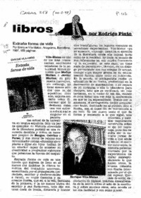 Extraña forma de vida