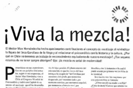 ¡Viva la mezcla!