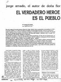 El verdadero héroe de mis novelas es el pueblo anónimo