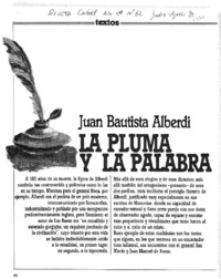 La pluma y la palabra.