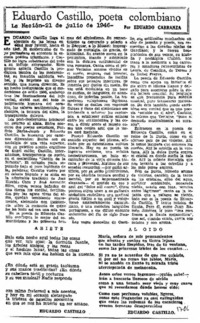 Eduardo Castillo, poeta colombiano