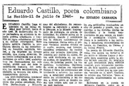Eduardo Castillo, poeta colombiano