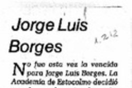 Jorge Luis Borges