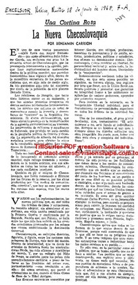 La Nueva Checoslovaquia.