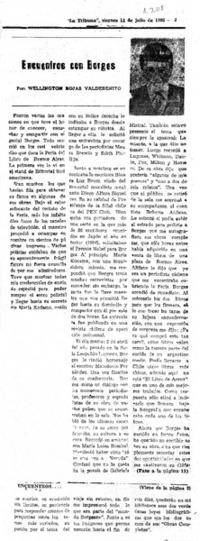 Encuentros con Borges