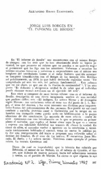Jorge Luis Borges en "El informe de Brodie"