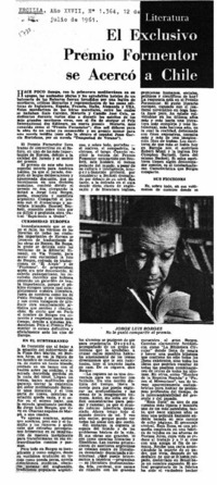 El Exclusivo premio formentor se acercó a Chile.