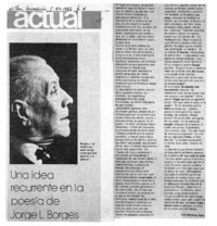 Una Idea recurrente en la poesía de Jorge L. Borges