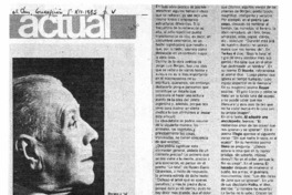 Una Idea recurrente en la poesía de Jorge L. Borges