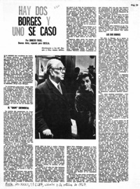 Hay dos Borges y uno se casó
