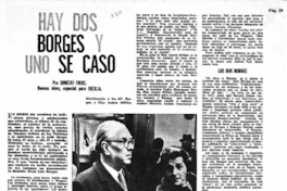 Hay dos Borges y uno se casó