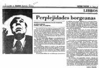 Perplejidades borgeanas