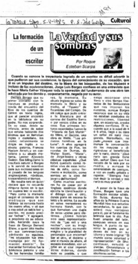 La formación de un escritor