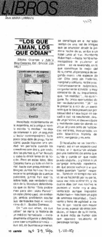 "Los Que aman, los que odian"