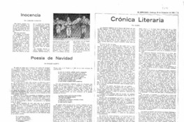 Crónica literaria