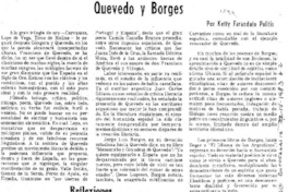 Quevedo y Borges