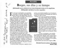 Borges, sus días y su tiempo.