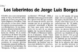 Los Laberintos de Jorge Luis Borges