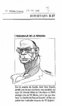 Personaje de la semana.