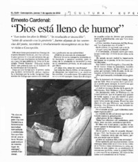 "Dios está lleno de humor".