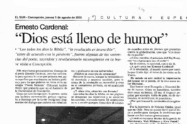 "Dios está lleno de humor".
