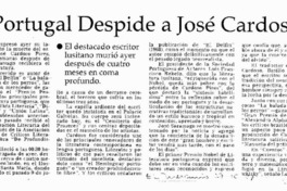 Portugal despide a José Cardoso.