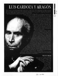 Luis Cardoza y Aragón.