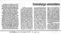 Dramaturgo venezolano