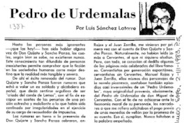 Pedro de Urdemalas