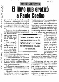 El Libro que erotizó a Paulo Coehlo