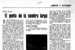 El Poeta de la sombra larga