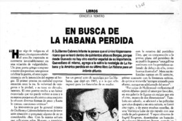 En busca de la habana perdida