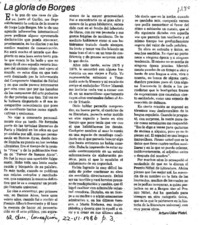 La gloria de Borges