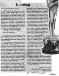 Nominar