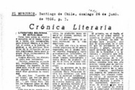 Literatura boliviana de actualidad