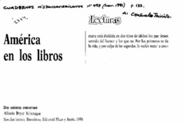 América en los libros