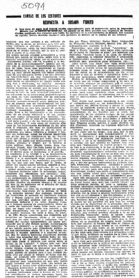 Respuesta a Susana Fiorito.