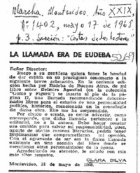 La llamada era de Eudeba