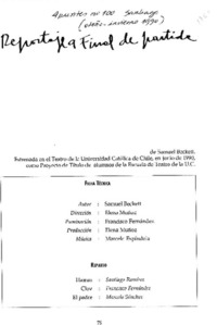 Reportaje al final de partida