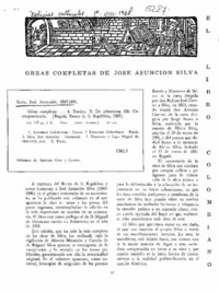 Obras completas de José Asunción Silva